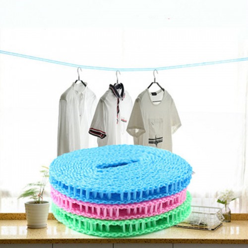 3M Nylon Clothesline Anti-Slip Clothes Hanger Travel Rope Washing Line Drying Rack Outdoor Windproof Fence