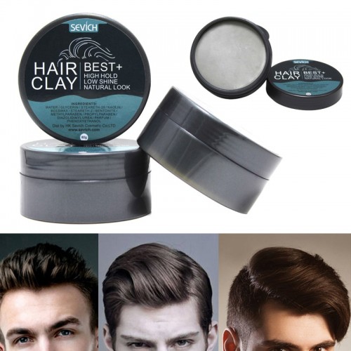 80g Hair Styling Clay Mud For Men Strong Hold Matte Finished Molding Cream  Long Lasting Hair Mud