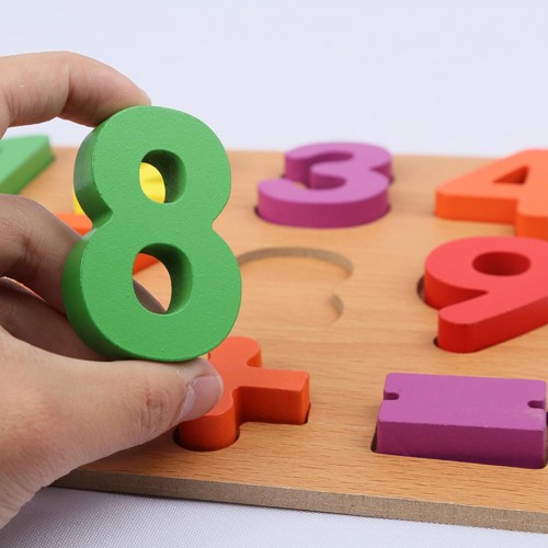 Alphabet ABC Numbers Wooden Puzzles Board Educational Children Toy Learning Kids Educational Toys for Children Gift