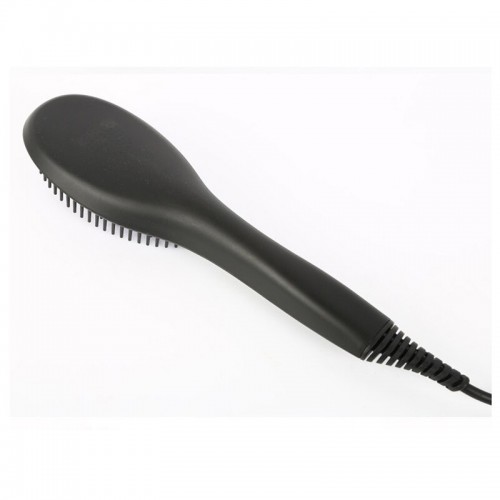 Electric Ceramic Hair Brush Fast Straightener Comb Hair Straightening Brush