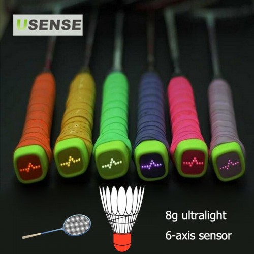 USENSE Professional Wireless Intelligent Movement-sensor Tracker of Badminton Racket