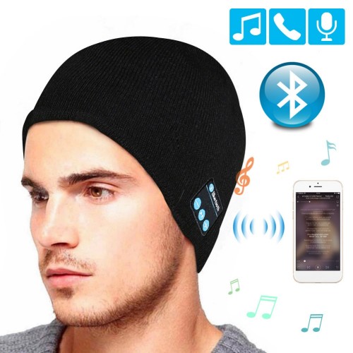 Wireless Bluetooth Music Hat Smart Headset Winter Cap With Speaker 