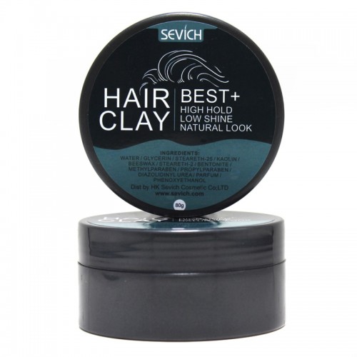 80g Hair Styling Clay Mud For Men Strong Hold Matte Finished Molding