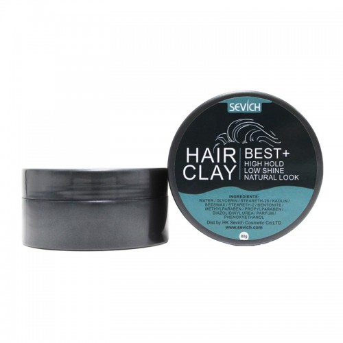 80g Hair Styling Clay Mud For Men Strong Hold Matte Finished Molding