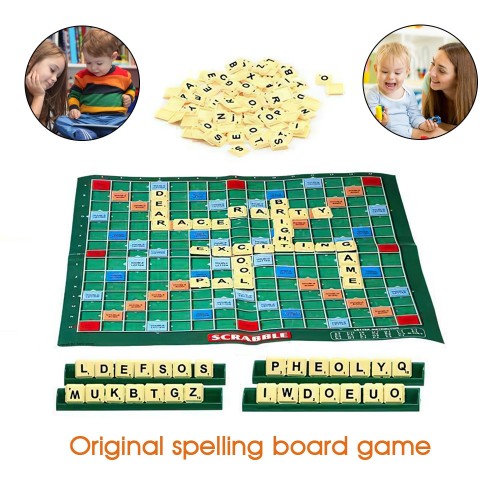 Scrabble Board Game Original Letter Matching For Kids Adults Families