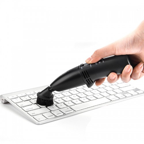 USB Vacuum Cleaner Dust Collector LED Light For Laptop PC Keyboard