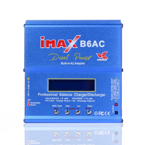80W IMAX RC Balance Battery Charger AC lithium Battery Balance Charger Discharger