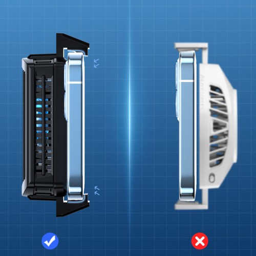 MEMO DL10 Phone Radiator Phone Cooling Fan Cold Wind Handle Fan 