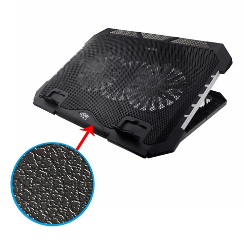 S900 Adjustable Height RGB Laptop Cooling Pad Stand with Dual USB Ports 