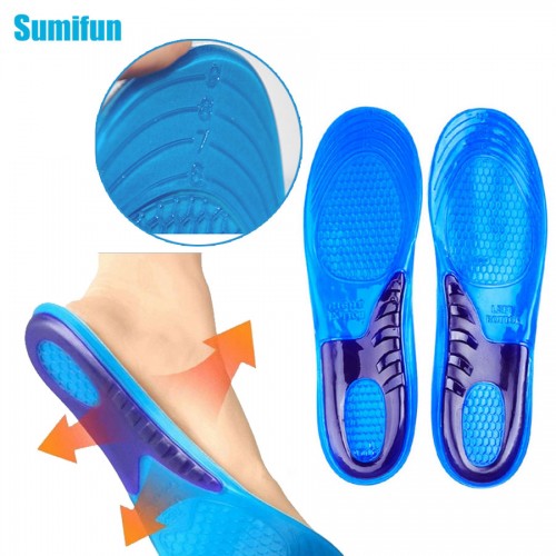 1Pair Unisex Insole Orthotic Arch Support Sport Shoe Pad Sport Running Gel Insoles Massaging Insoles Feet
