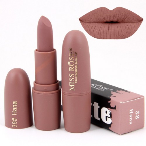 New Lipsticks For Women Brand Lips Color Cosmetics Waterproof Long Lasting Miss Rose Nude.jpg 640x640