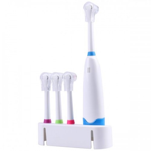 Hot New Electric Toothbrush Waterproof Revolving Toothbrush 4 Brush Heads For Children Kids