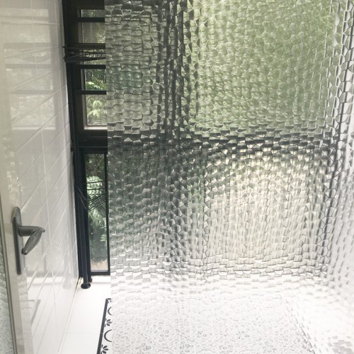 Feiqiong Brand PEVA Bathroom Shower Curtains 3D Waterproof Bath Curtain Solid Pattern 180 180CM High Quality