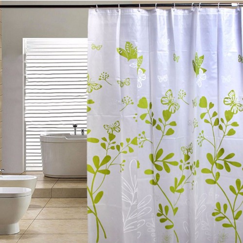 shower curtain modern waterproof PEVA shower curtain green butterfly shower curtain walking dead bathroom shower curtain