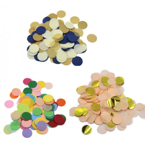  5000pieces bag Multicolor Tissue Paper Party Round Cut Confetti 1st Birthday Decor Wedding Table Scatter