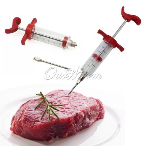 Barbecue BBQ Tools Set Grill Syringe Kitchen Accessories Sauce Roast Needle Party Decoration
