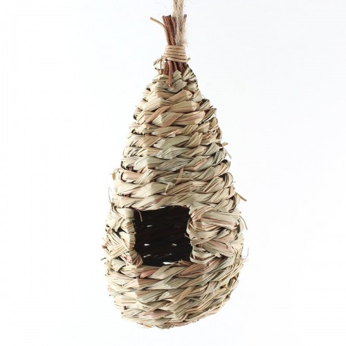 Natural Grass Woven Hanging Birdhouse Nest Bird Cages House Parrot Cage Bird Toys Small Pet Hamster
