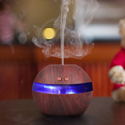 300ml Air Aroma Essential Oil Diffuser USB Ultrasonic Humidifier Blue LED Aroma Fragrance Diffuser Machine Nebulizer