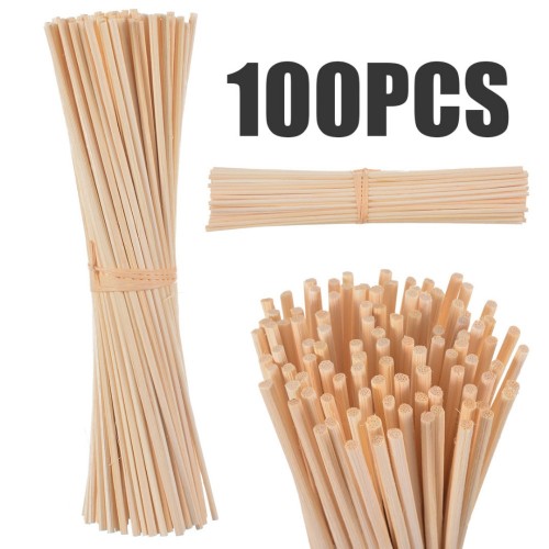 30Pcs 100Pcs Rattan Reed Sticks Fragrance Reed Diffuser Aroma Oil Diffuser Rattan Sticks for Home Bathrooms