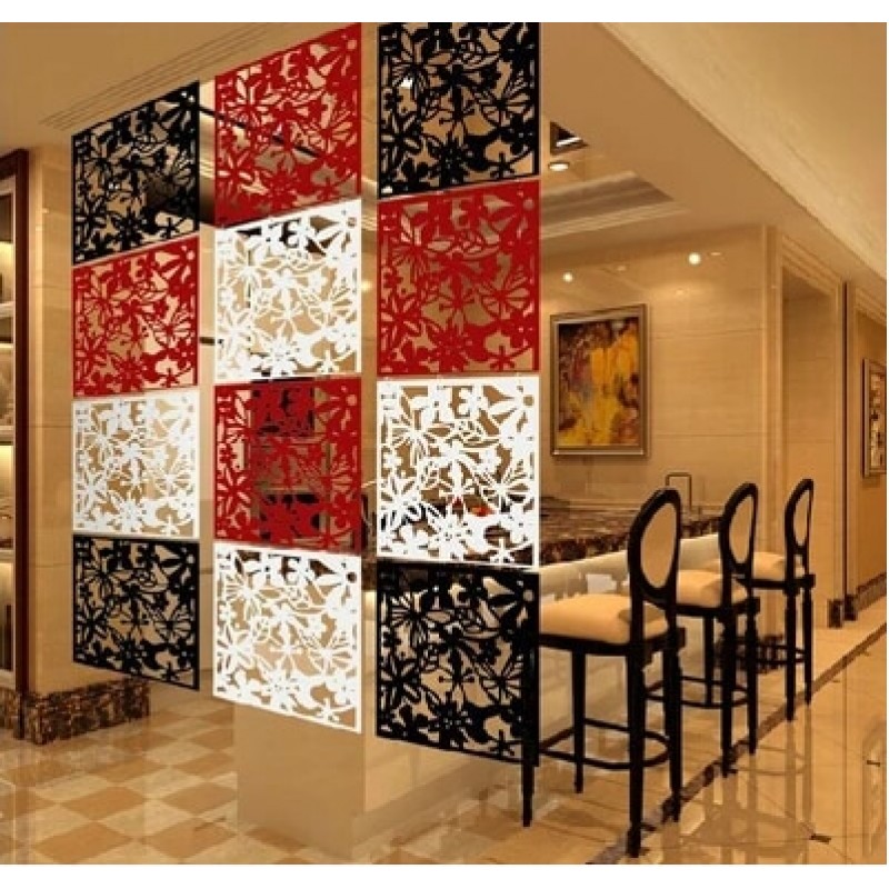 Hanging folding screen set 8 pieces Fashion partitions Entranceway door