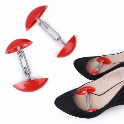 2pcs Adjustable Mini Shoe Trees Plastic Women Mini Shoes Keepers Support Care Stretcher Shoe Shapers Shoes