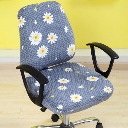 2pcs set Universal Elastic Spandex Fabric Split Chair Back Cover Seat Cover Anti dirty Office Computer