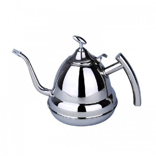 304 Stainless Steel Coffeepot Water Kettle Hotel Long Spout Teapot Cold Water Jug Drinking Water Pot
