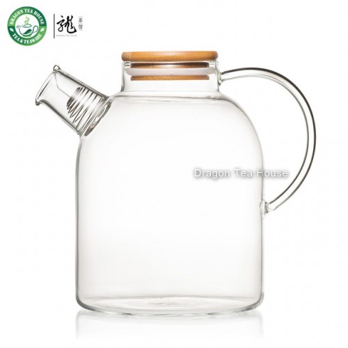 Large Clear Glass Teapot Tea Kettle with Bamboo Lid and Filter 1600ml 56oz.jpg 640x640