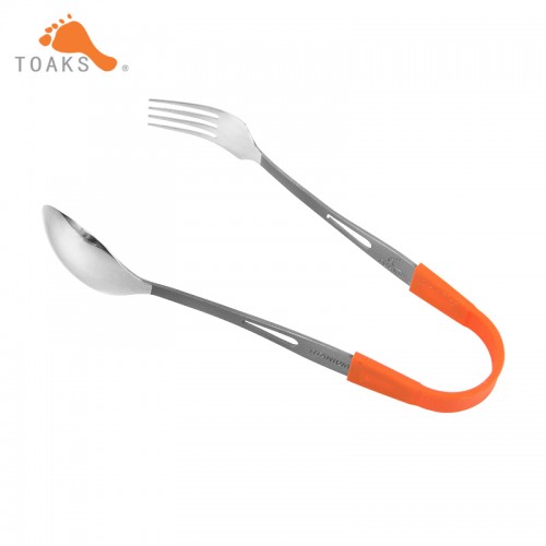 Toaks Ultralight Eco friendly Titanium Fork Spork Spoon Set Household Kitchen Dining Tableware Fork 