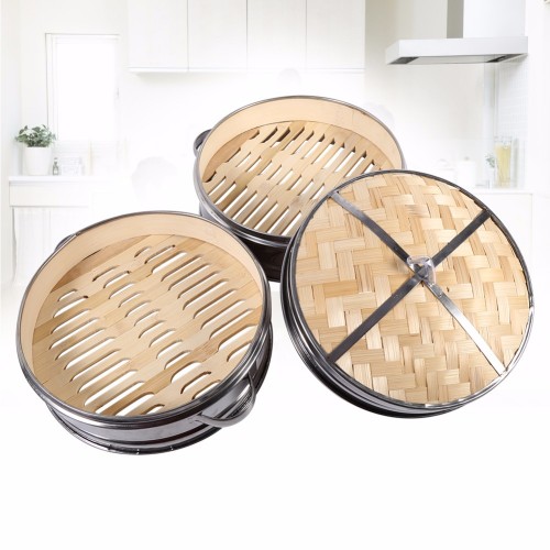 Eco Friendly Kitchen Cookware 8 2 Tiers Natural Bamboo Steamer Dim Sum Basket Rice Sum Pasta Eco Friendly Kitchen Cookware 8 2 Tiers Natural Bamboo Steamer Dim Sum Basket Rice Sum Pasta