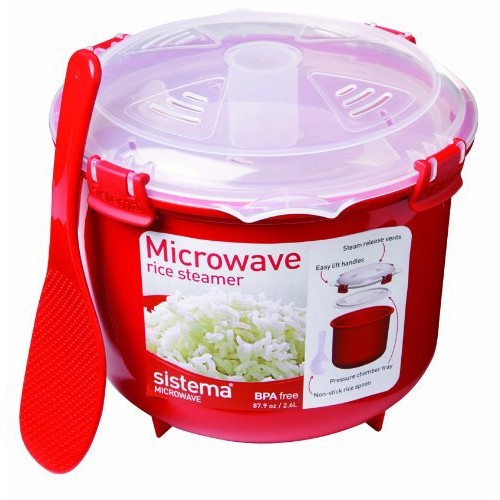 Eco Friendly Plastic Microwave Rice Steamer Bowl 2 6L 87 9OZ Cooker sushi rice BPA Free Eco Friendly Plastic Microwave Rice Steamer Bowl 2 6L 87 9OZ Cooker sushi rice BPA Free