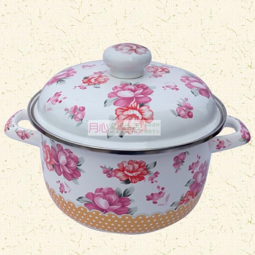 Casserole enamel pot soup pot sauceboxes cooking pot flat bottom pot non stick milk Casserole enamel pot soup pot sauceboxes cooking pot flat bottom pot non stick milk
