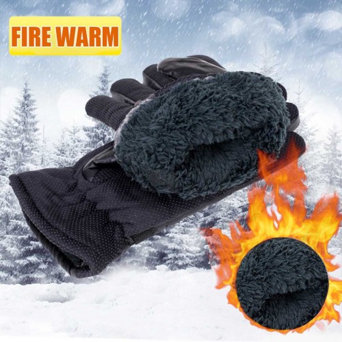 Military Tactical Gloves Men Winter Autumn Warm Wool Gloves Full Finger Anti-Skid Bicycle Gloves