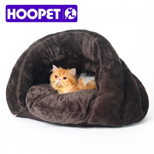 warm cat sleeping bags pet beds half cover winter nest kitty house bed