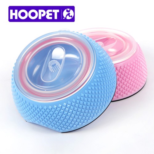 Pet products double deck covered colorful dog water food feeding bowl sturdy and durable bowl Pet products double deck covered colorful dog water food feeding bowl sturdy and durable bowl
