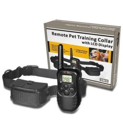 Electronic Dog Collar Remote Control Anti Bark Dog Shock Training Collar With LCD