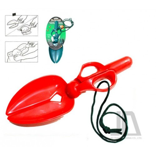 Cleaning Pickup dog Poop Scoopers Scissors Shaped Easy To Use Yard Clean