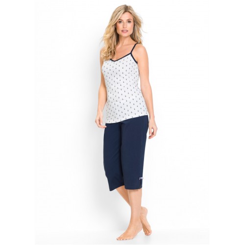 Women-Summer Short-Sleeve-Thin-Cotton-Loose-Sleepwear (2)