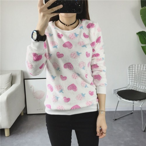 Sweater Lesser Knitted Pullovers Heart Printed