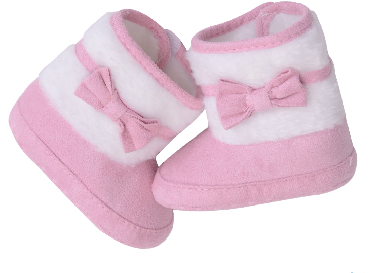 2017-Knitting-Hand-made-Bowknot-Fleece-Snow-Boots-For-Baby-Girl-Boy-Anti-silp-Pr