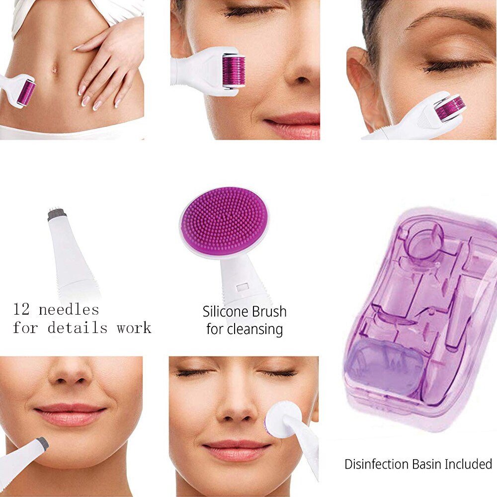 Original 6 in 1 Derma Roller Microneedle Kit For Skin Care
