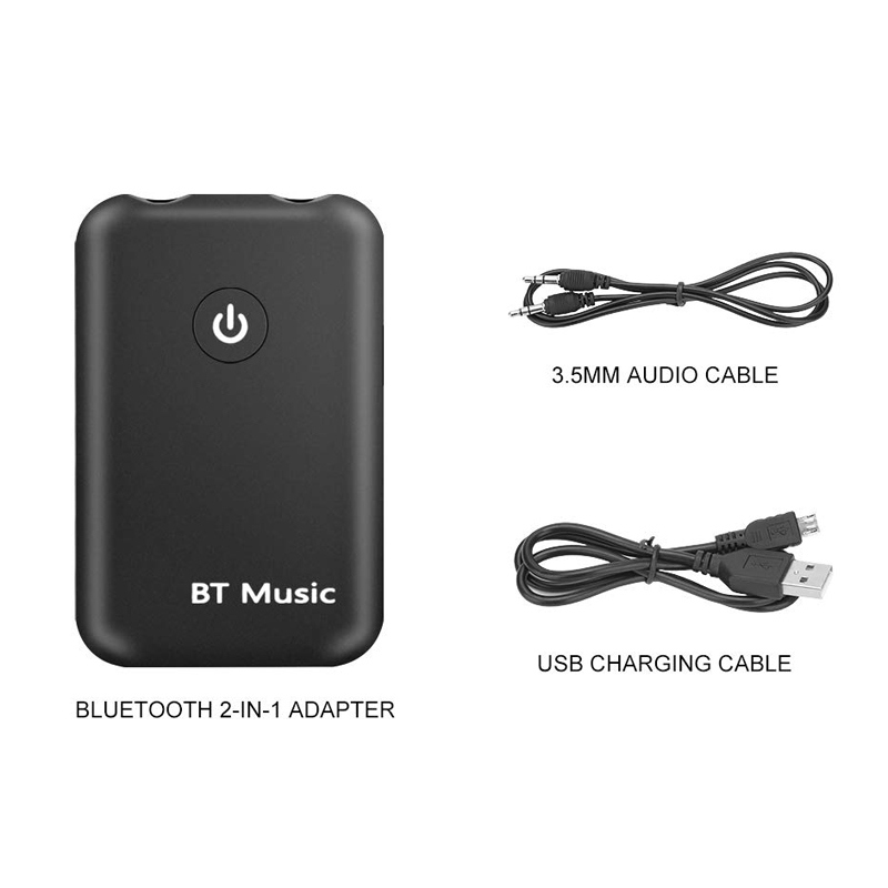 Wireless 2 in 1 Bluetooth Audio Receiver And Transmitter With Car AUX Interface